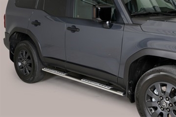 Side bars i rustfri stål - Blank til Toyota Land Cruiser 250 Årgang 2025+